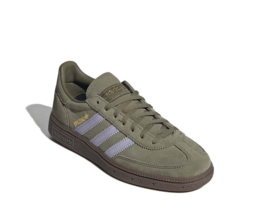 Adidas Handball Spezial W Focus Olive semelle — semelle gomme caoutchouc naturelle