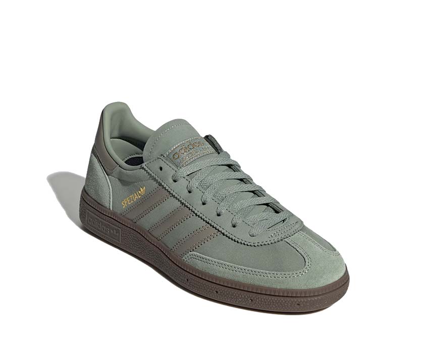 Adidas Handball Spezial W Silver Green suela — suela de goma plana