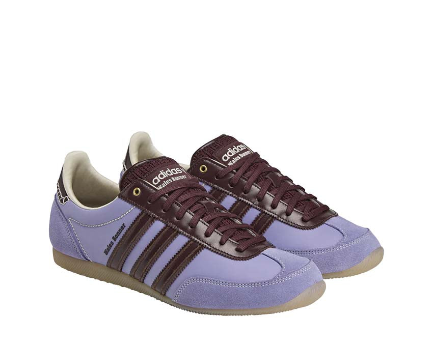 Adidas Japan x Wales Bonner Bianco vista laterale — profilo basso classico