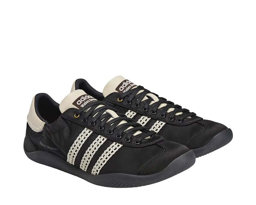 Adidas Karintha x Wales Bonner Low Satin Black vue latérale — tige satin noir