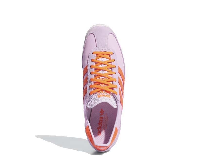 Adidas SL 72 OG Ice Lavender détail — languette brodée logo Adidas