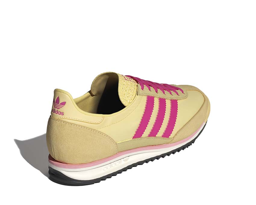 Adidas SL 72 OG W Almost Yellow Detail — perforiertes Leder-Obermaterial