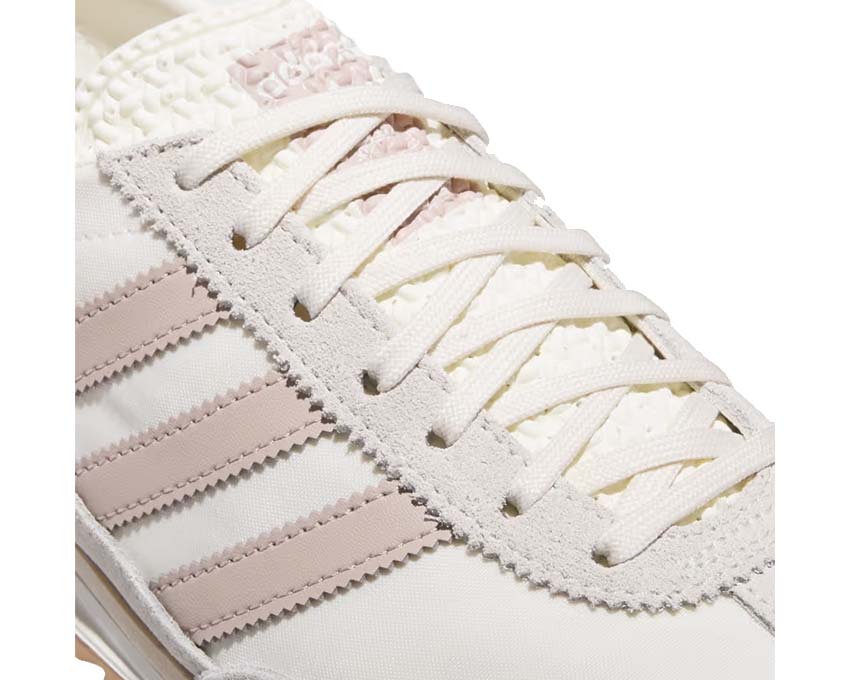 Adidas SL 72 OG W Off White Wonder Taupe detail — taupe suede and mesh upper