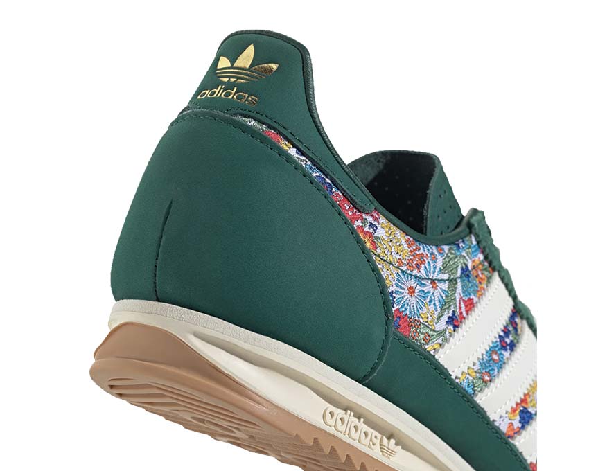 Adidas SL 72 OG x Liberty London vue latérale — motif floral Liberty exclusif