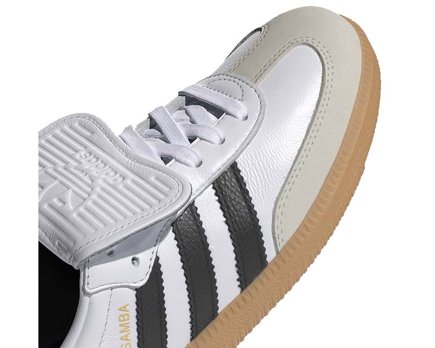vue latérale — Samba LT Cloud White semelle gomme légère