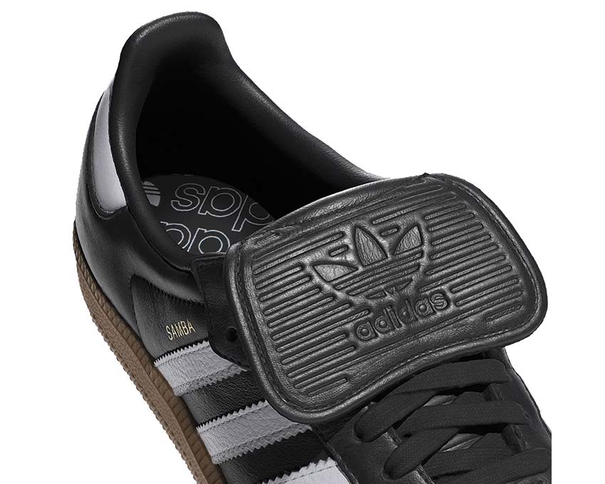 vue latérale — Samba LT Core Black semelle gomme légère