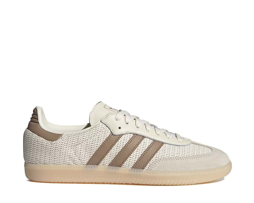 Adidas Samba OG Cream White Cardboard — sneaker femme cuir crème football vintage