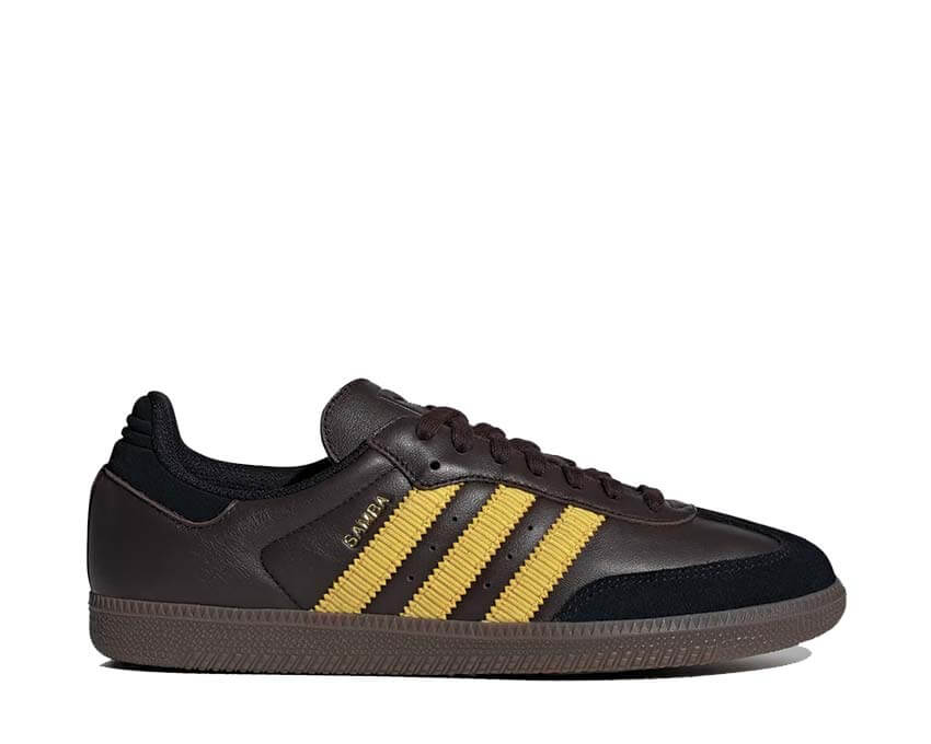 Adidas Samba OG Aurora Coffee — sneaker unisexe cuir café doré iriSé vintage