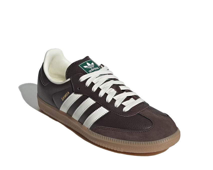 Adidas Samba OG Dark Brown semelle — gomme caoutchouc naturel brun