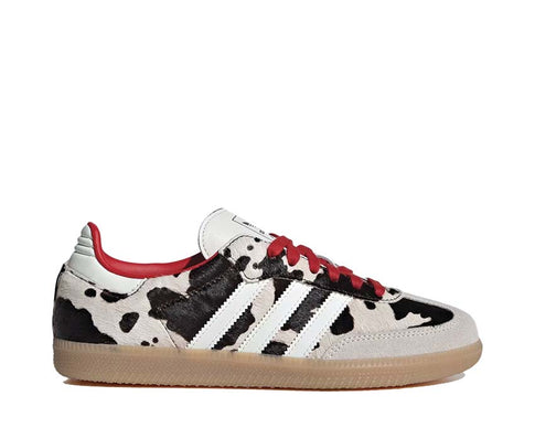 Adidas Samba OG W Cow Cloud White/Core Black — Damen Sneaker Kuh-Print