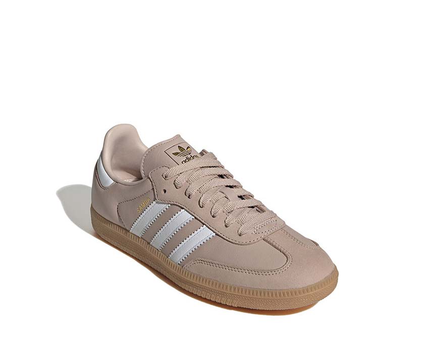 Adidas Samba OG W Wont vista lateral — 3 rayas cuero perfil bajo