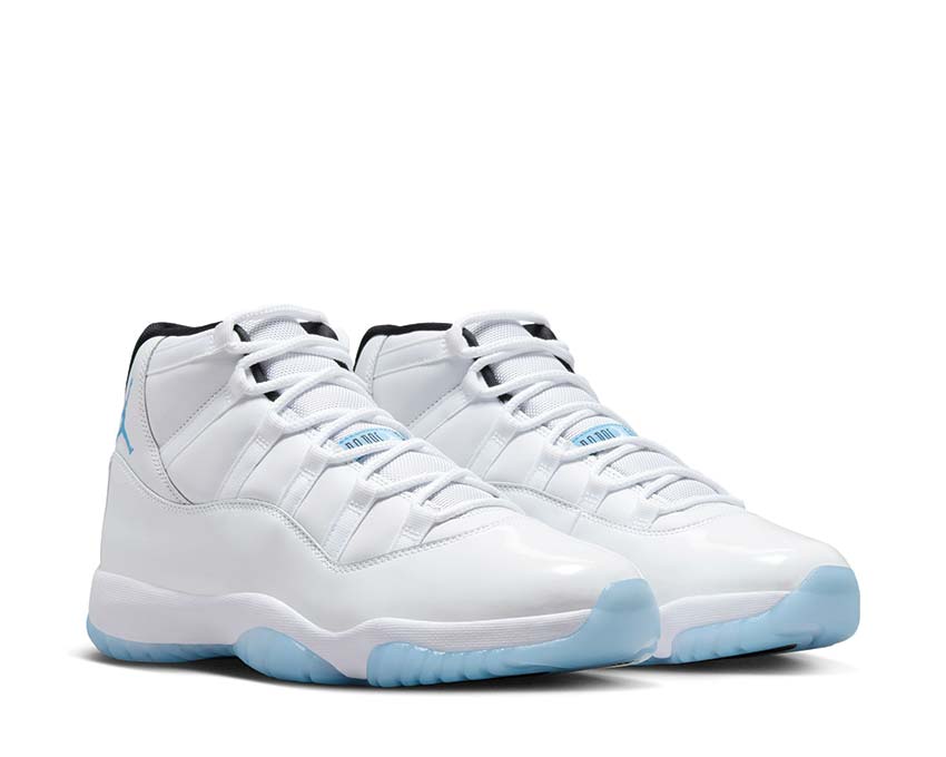 Jordan Air Jordan 11 Retro Legend Blue White Legend Blue Black Seitenansicht — Lackleder
