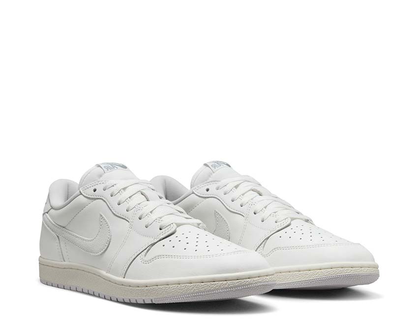 Jordan Air Jordan 1 Low '85 Neutral Grey vista lateral — cuero liso gris neutro