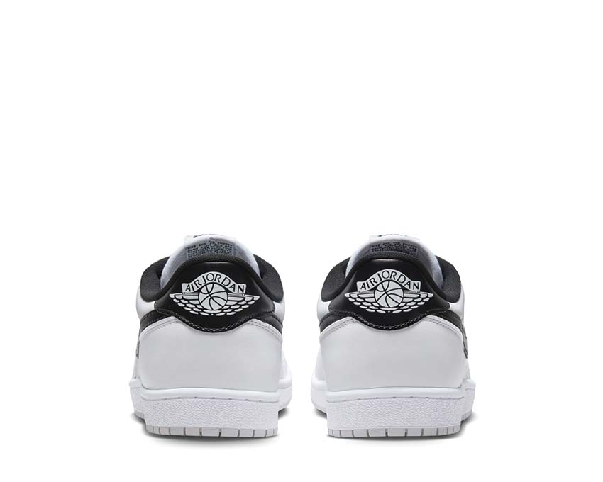 Jordan Air Jordan 1 Low '85 Metallic Black White Black Neutral Grey semelle — caoutchouc OG
