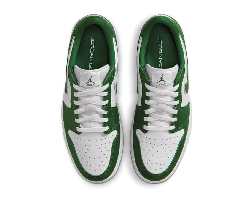 Air Jordan 1 Low G Forest Green suela — golf Jordan lifestyle iconic