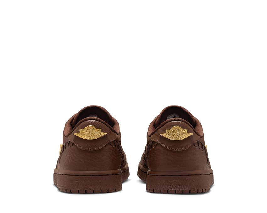 Jordan Air Jordan 1 Low Method Of Make Cacao Gold Sohle — Low-Sohle Kakao