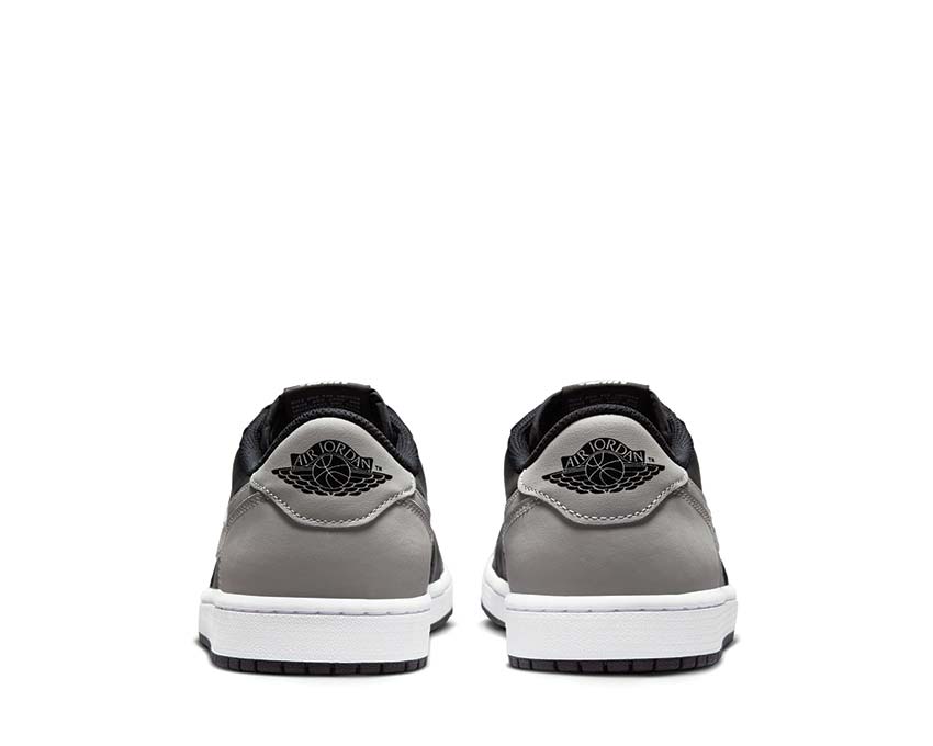 Jordan Air Jordan 1 Low OG Shadow Black Grey suela — suela baja gris blanco