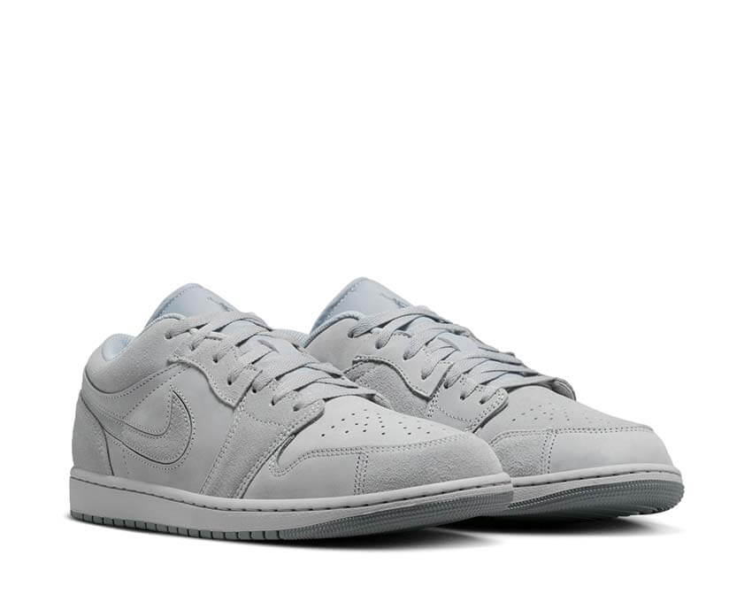 Air Jordan 1 Low SE Craft Wolf Grey parte superiore — pelle grigio OG basketball culture
