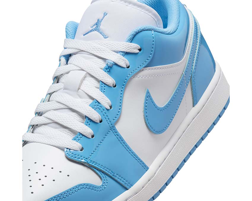 Air Jordan 1 Low SE Legend Blue vue latérale — cuir blanc legend blue SE