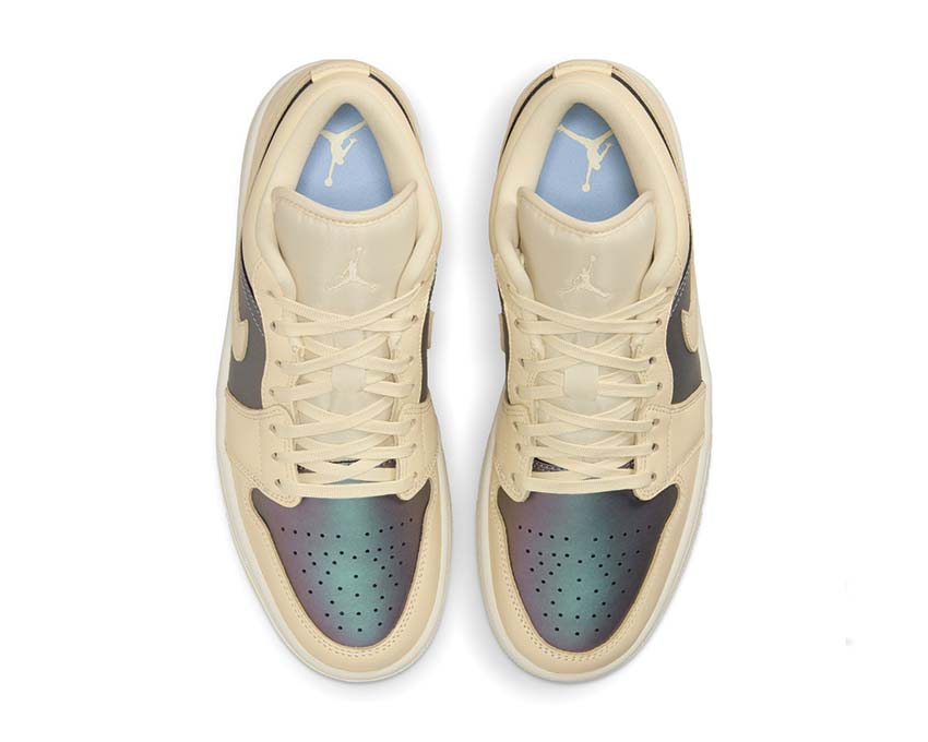 Air Jordan 1 Low SE W Muslin suela — caucho crema sport basketball iconic