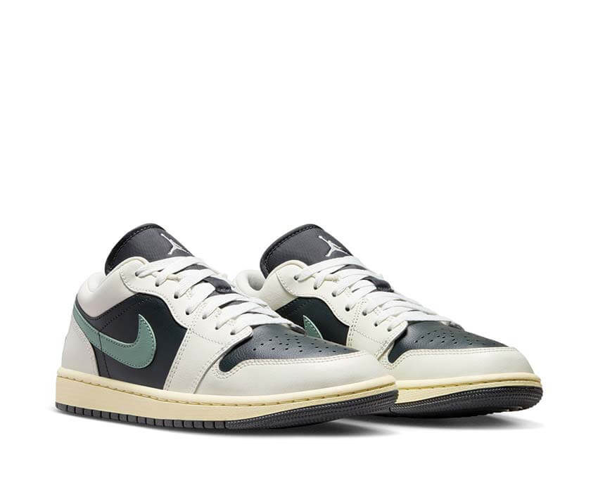 Air Jordan 1 Low W Jade Smoke semelle — semelle plate jade Jordan 1 Low