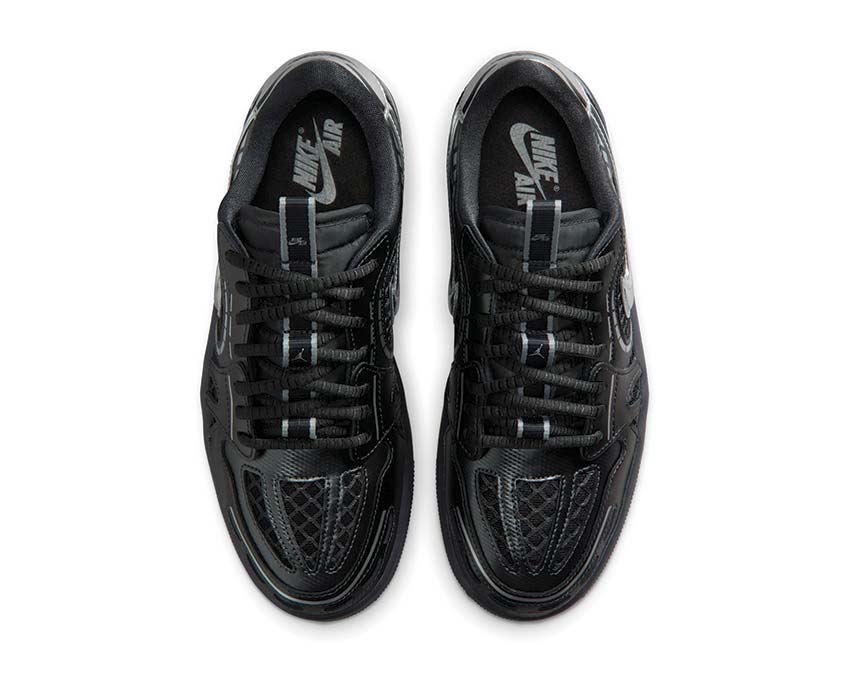 Air Jordan 1 Method of Made Low V3 Schwarz Metallic Rückansicht — Damen Hype Sneaker retro