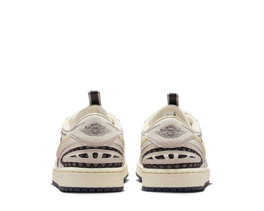 Air Jordan 1 Method of Make Low V3 Sail Weiß Detail — Damen Leder Basketball Culture Sneaker