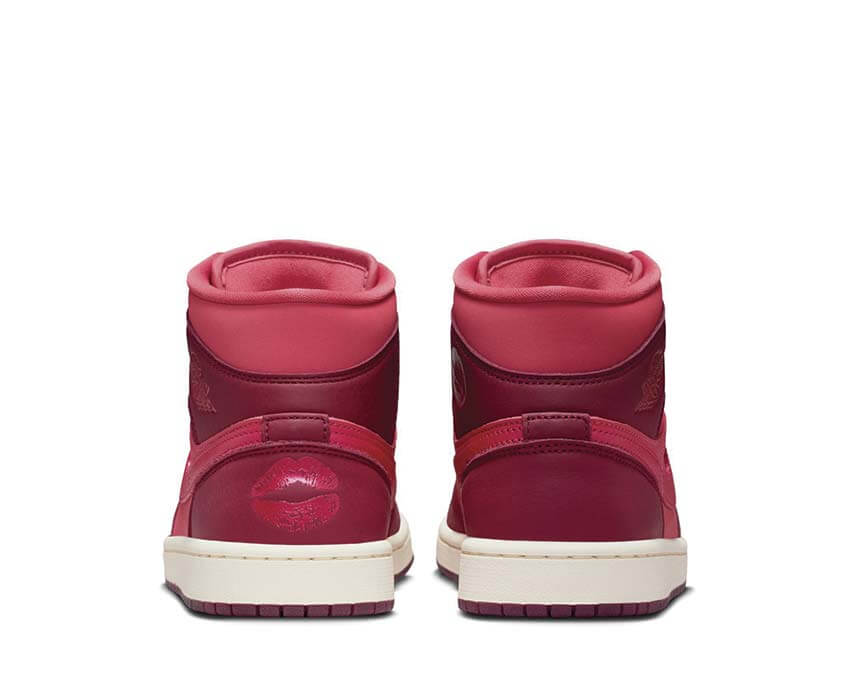 Air Jordan 1 Mid SE Sierra Red dettaglio — colorway Sierra Red edizione SE