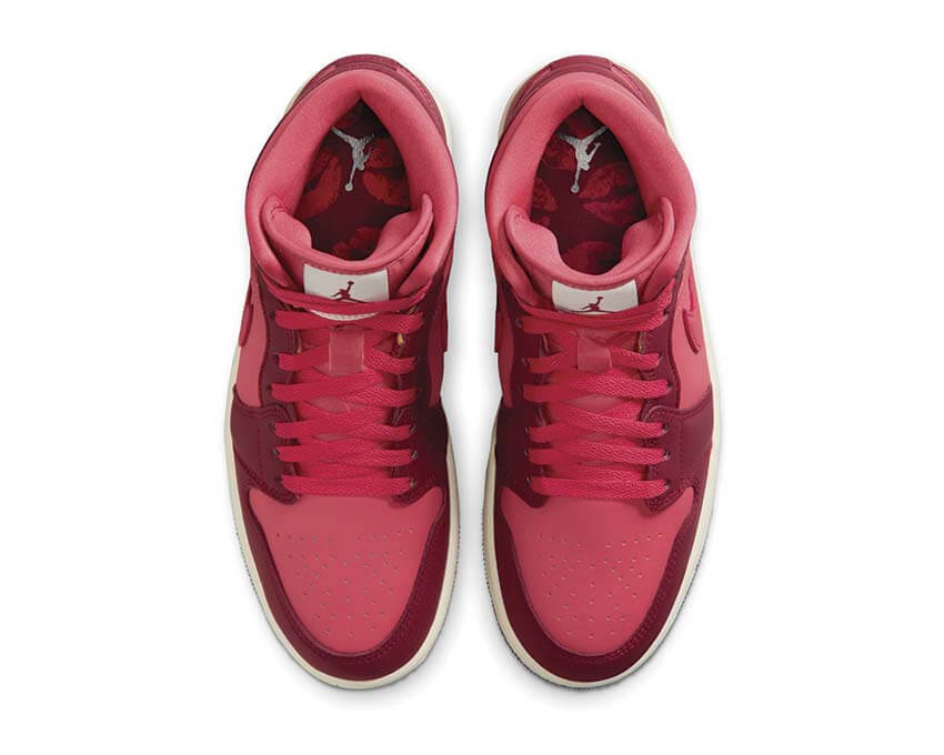 Air Jordan 1 Mid SE Sierra Red — vista frontale