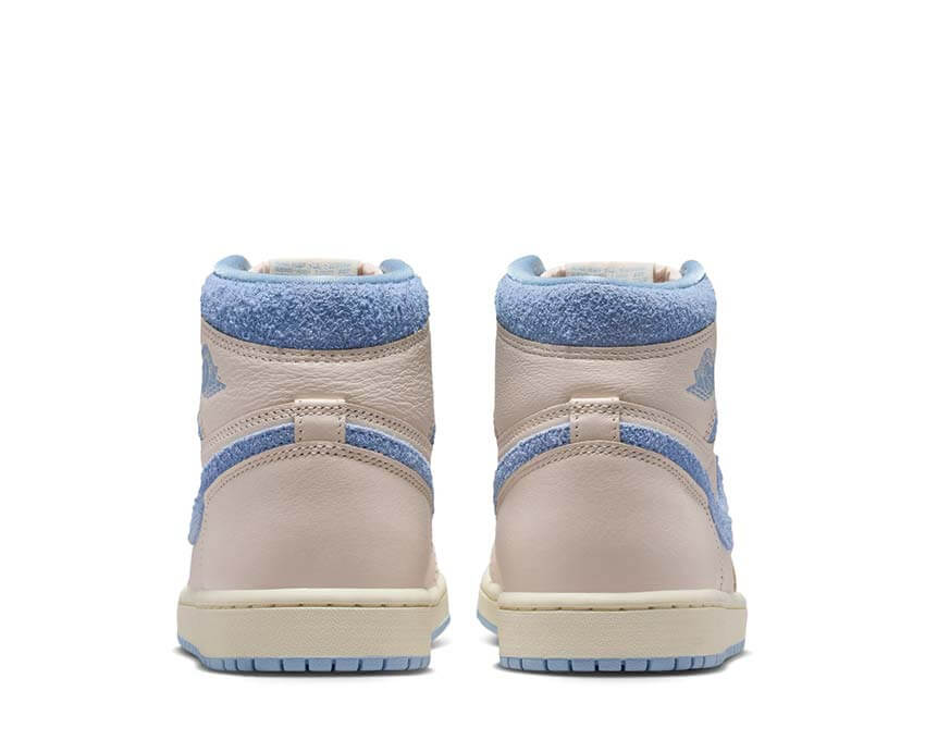 Air Jordan 1 Retro Hi OG W Psychic Blue détail — cuir blanc bleu psychic