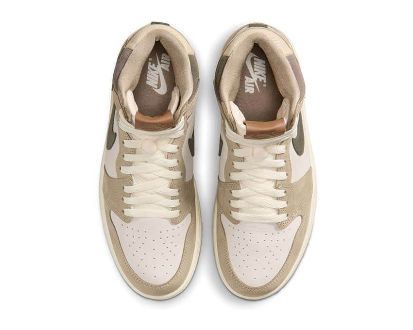 Air Jordan 1 Retro High OG W Khaki — semelle Air Jordan High W khaki blanc
