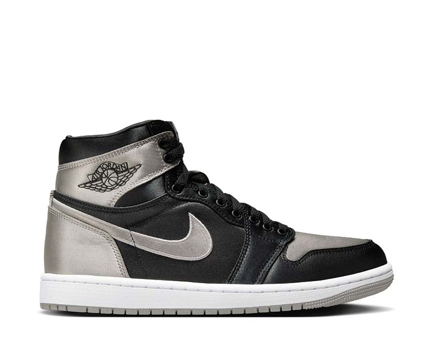 Air Jordan 1 Retro Hi OG Wmns Black Medium Grey — sneaker femme cuir high-top