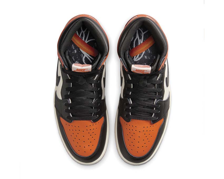 Air Jordan 1 Retro High OG Shattered Backboard — semelle Air Jordan High noir blanc