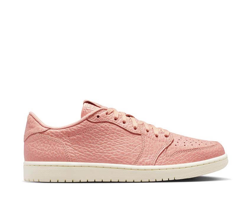 Air Jordan 1 Retro Low No Swoosh Arctic Orange — sneakers uomo arancio bianco senza swoosh