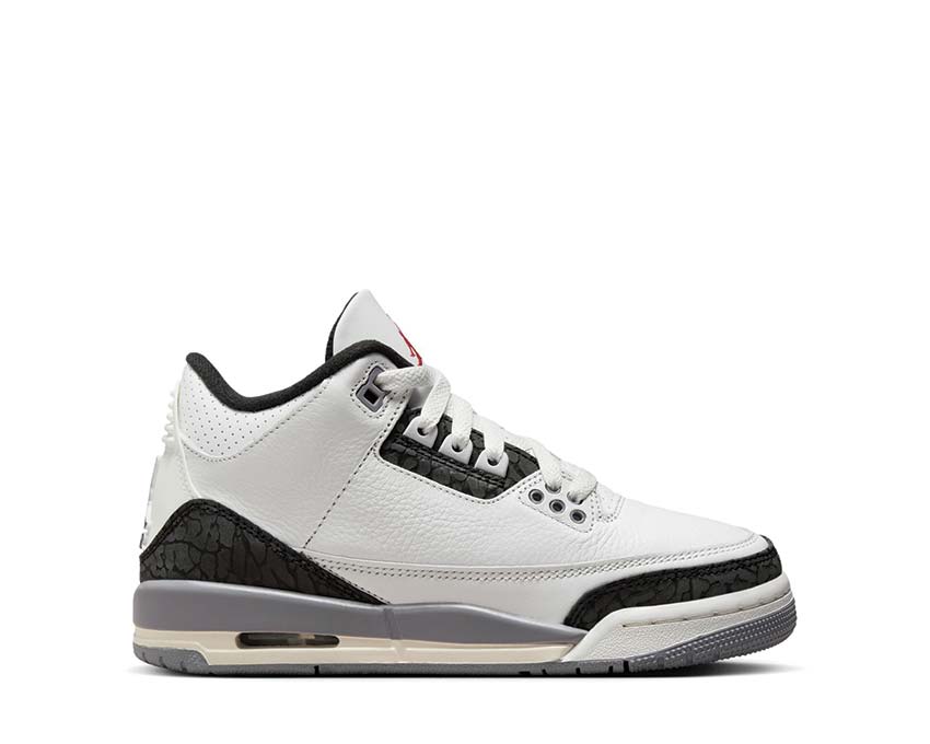 Air Jordan 3 Retro GS Cement Grey Fire Red — sneaker enfant Jordan 3 GS