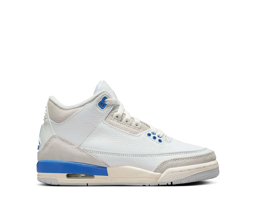 Air Jordan 3 Retro GS Lucky Shorts — sneaker enfant blanc bleu Jordan 3 GS