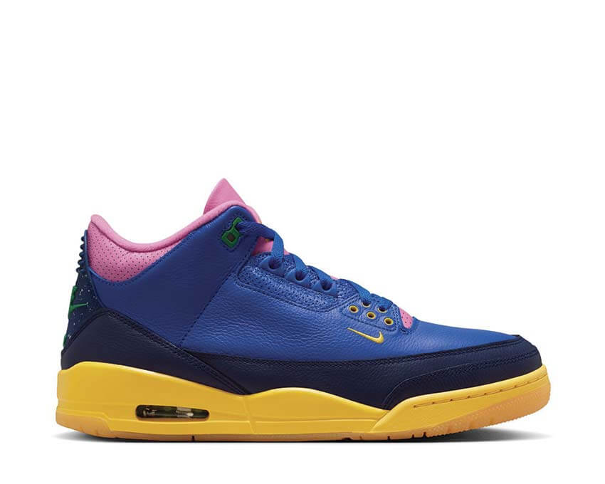 Air Jordan 3 Retro OG Brazil — sneakers lifestyle bleu marine coloris Brazil