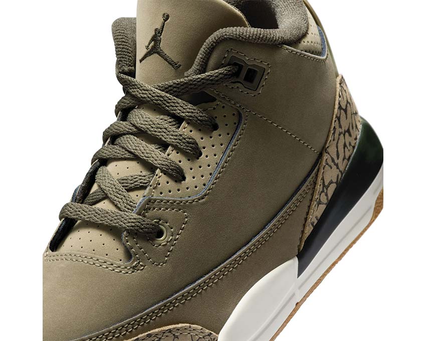 Air Jordan 3 Retro PS Family Affair vue latérale — elephant print beige marron PS