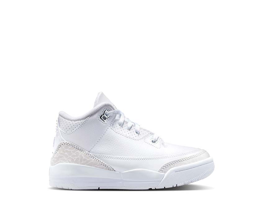 Air Jordan 3 Retro PS Pure Money — sneakers lifestyle blanc argent pour tout-petit
