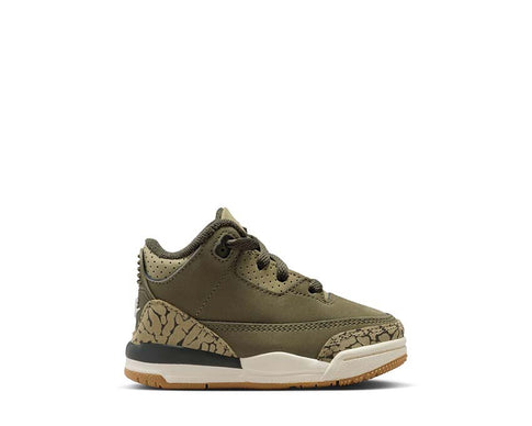 Air Jordan 3 Retro TD Family Affair — baby sneakers leather multicolor elephant print