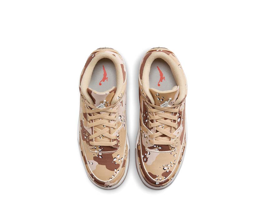 Jordan Air Jordan 3 Retro Desert Camo Driftwood dettaglio — tex deserto elephant print