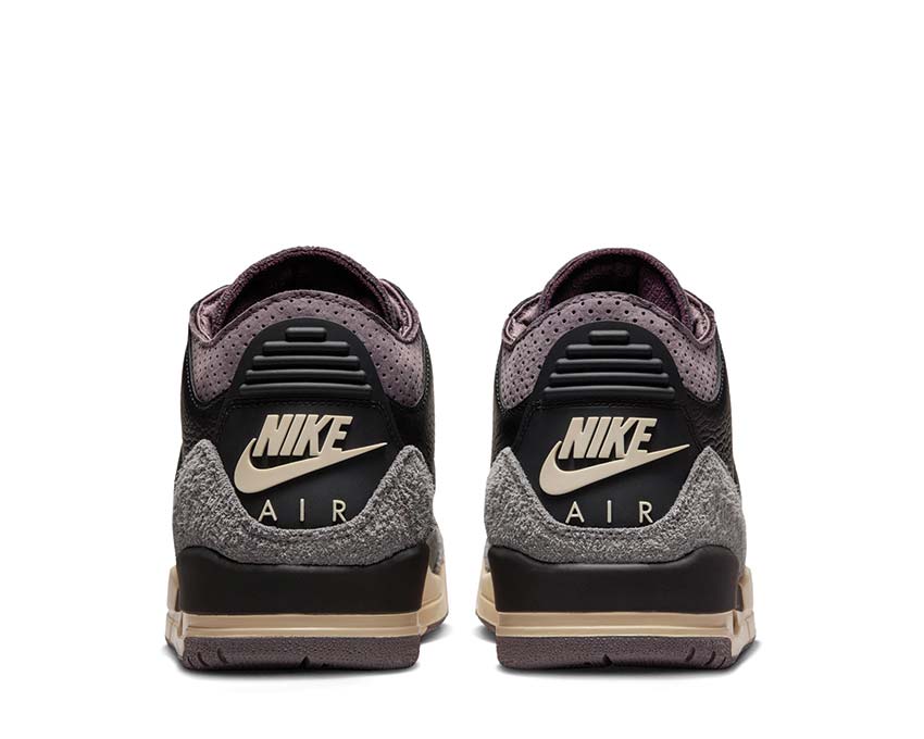 Jordan Air Jordan 3 Retro x A Ma Maniére Black Flat Pewter Violet Ore semelle — Air visible