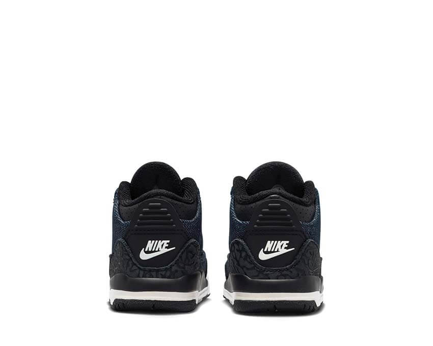 Air Jordan 3 x Levi's® TD Indigo détail — elephant print et denim Levi's bébé