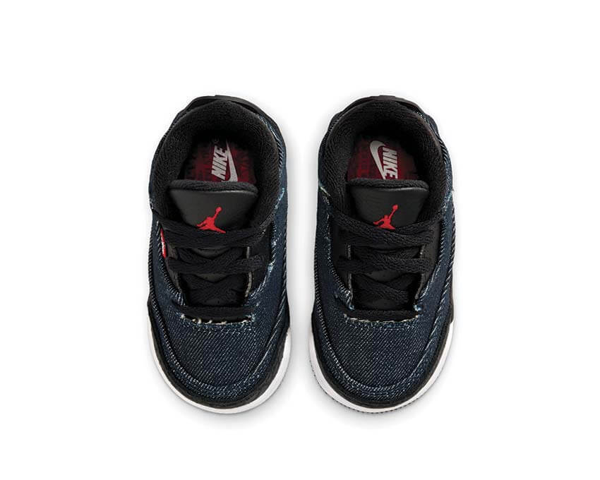 Air Jordan 3 x Levi's® TD Indigo vue trois quarts — coloris denim bleu Jordan 3