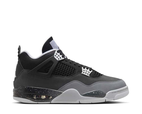 Air Jordan 4 Retro Fear Black White Anthracite — sneaker uomo Jordan 4 Fear