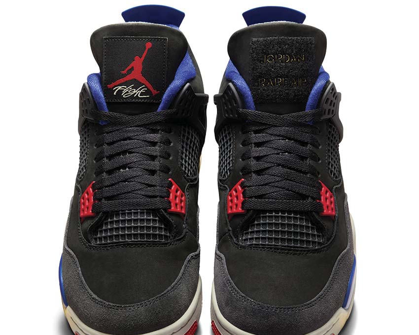 Air Jordan 4 Retro Rare Air — vista tre quarti posteriore