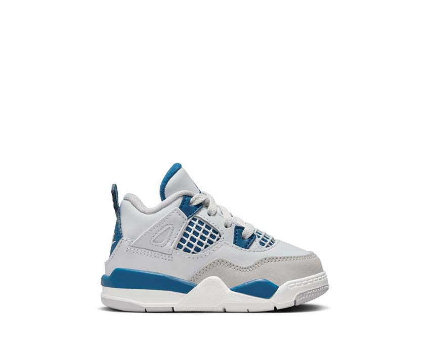 Air Jordan 4 Retro TD Industrial Blue — sneaker bambino blu industriale Jordan 4