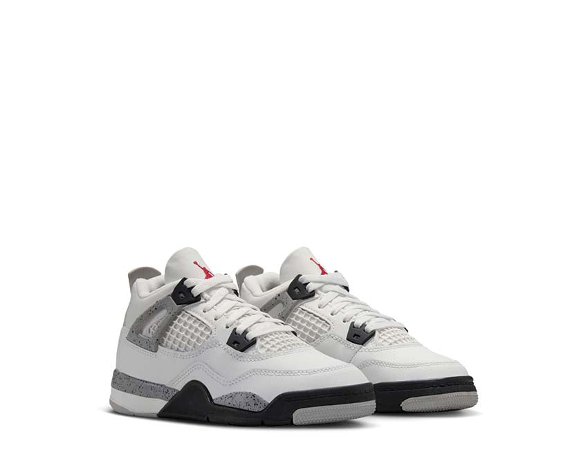Air Jordan 4 Retro White Cement PS suela — amortiguación Air visible blanco PS
