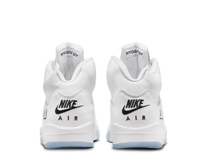 Air Jordan 5 Retro OG White Metallic — semelle translucide et Air visible original