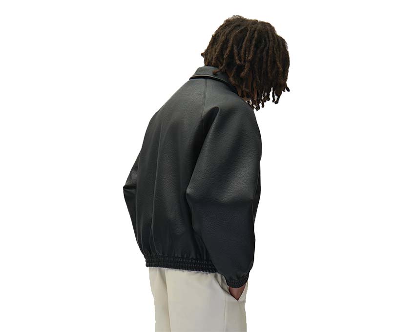 Arte Basic Leather Jacket détail — cuir qualité et finitions veste